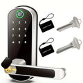 Smart Fingerprint Door Lock App Remote Control Keyless WIFI Digital Touchscreen Lock NFC IP67 Waterproof with 2 IC Cards