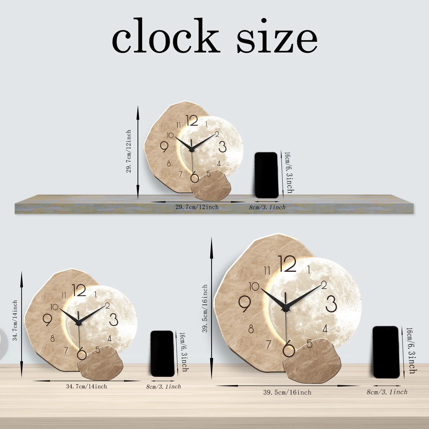 Buy Silent Wooden Wall Clock | Best for Decor - Save 20% Now