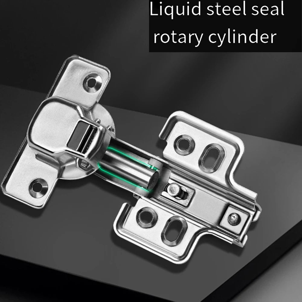 2pcs 90 Degree Buffer Hinge Kitchen Cabinet Hydraulic Hinge Folding Door Large Angle Buffer Hinge Furniture Door Hardware