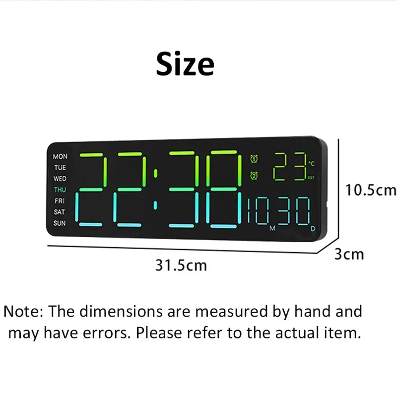 Best 13" LED Digital Alarm Clock for $81 | Free Shipping