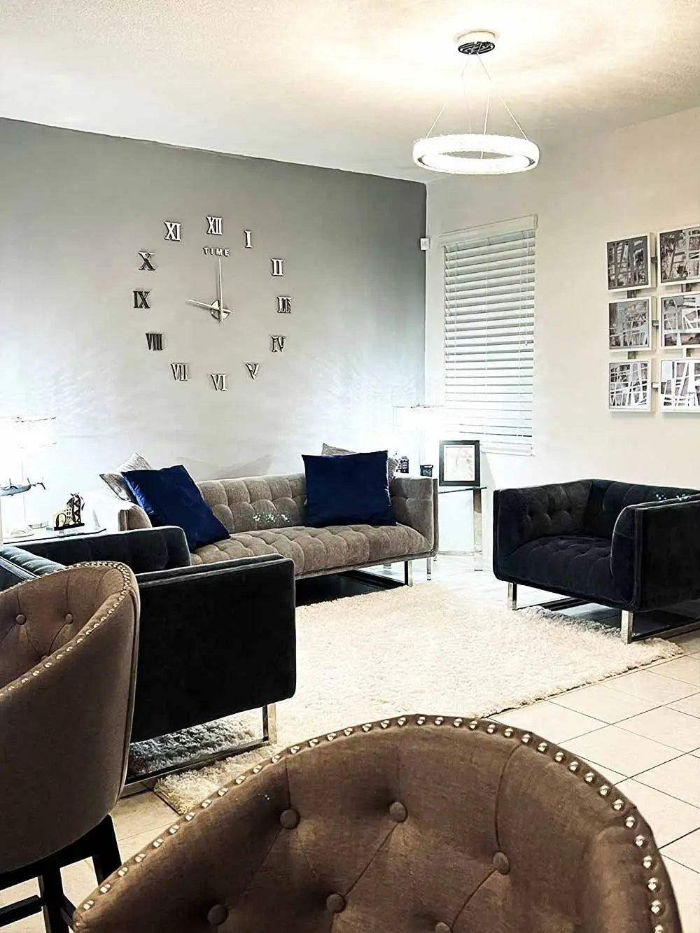 MCDFL 3D Large Wall Clock Self Adhesive Acrylic Mirror Stickers Giant Watches Timepiece Decoration Living Room for Home Interior