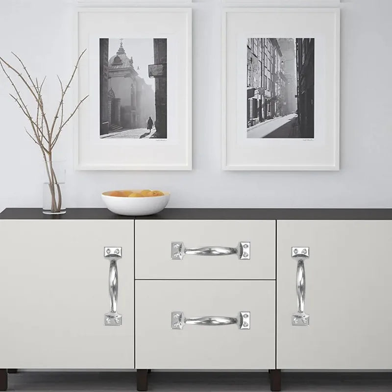 5/6 Inch Stainless Steel Cabinet Handles Drawer Pulls Kitchen Door Knobs Bathroom Wardrobe Pulls Furniture Door Handles Hardware