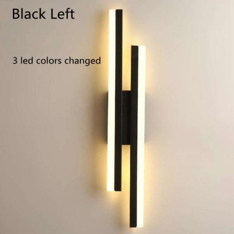 LED Bedroom Wall Lamp Wall Sconces Copper Line Pipe Acrylic Lampshade Indoor Lighting for Living Room Corridor Light Fixture
