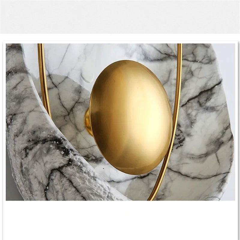DEBBY Nordic Creative Wall Light Sconces Modern LED Lamp Pearl Shade Fixtures for Home Living Room