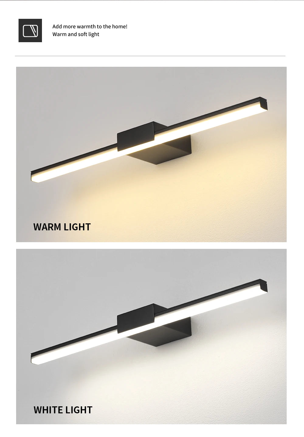 Modern LED Vanity Light for Bathrooms - Save 20% Now | $42.83+