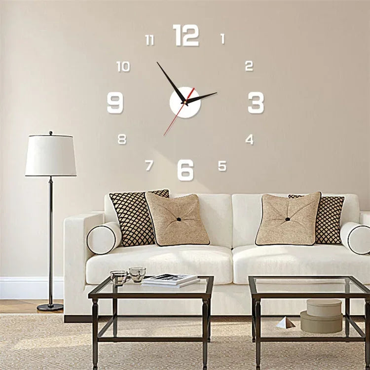 Buy 3D Luminous Wall Clock | Premium Acrylic Decor | Only $7.55