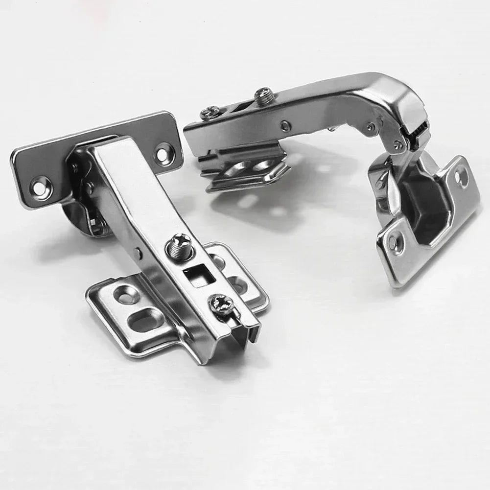 2pcs 90 Degree Buffer Hinge Kitchen Cabinet Hydraulic Hinge Folding Door Large Angle Buffer Hinge Furniture Door Hardware