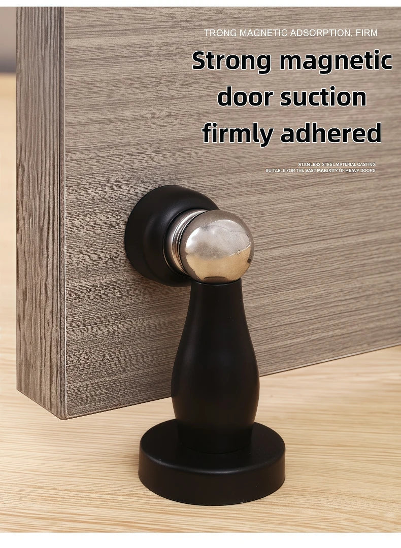Stainless Steel Parent-Child Hinge, Door Suction Hinge Three-in-one, No Grooves Required, Wooden Door Silent Hinge, Hardware