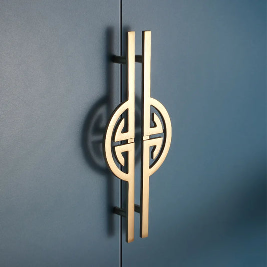 New Chinese Style Handles for Cabinets and Drawers Gloden Shoe Cupboards Bookcase Dresser Wine Cabinet and Wardrobes Handles