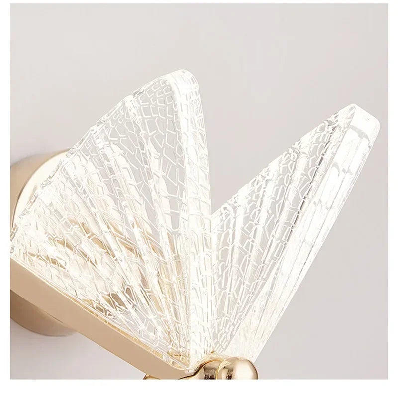TEMAR Nordic Creative Butterfly Wall Lights Sconces Modern LED Lamps Fixtures Decorative for Home