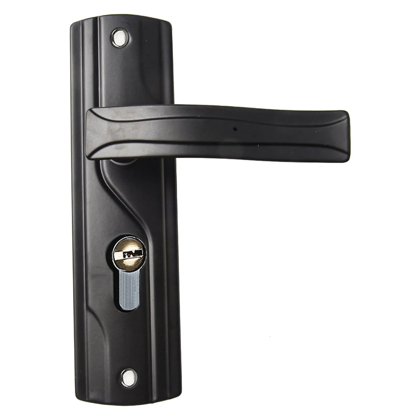 Elegant Appearance For Bedrooms Door Handle Lock Black Door Knob Easy To Install Effortless Locking High-Quality Material