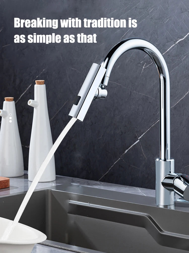 Feiyu Three Level Waterfall Universal Faucet Extension Device Vegetable Washing Splash Proof Device Rotatable Universal Jointbox