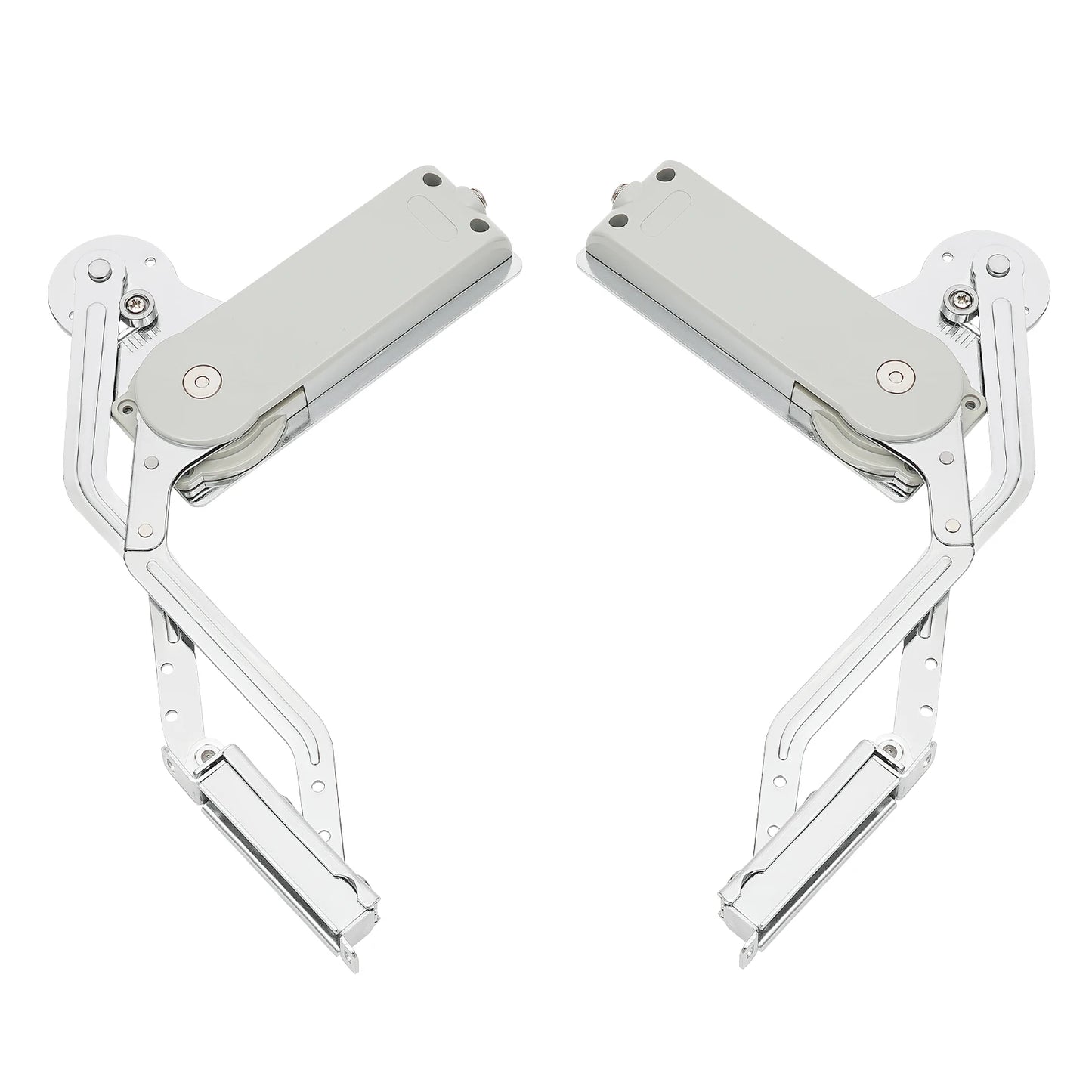 Hydraulic Buffer Cabinet Door Hinges, Adjustable Mounting Hinges, Arm Mechanism Hinges Suitable for Doors Weighing 7.72-8.82 lbs