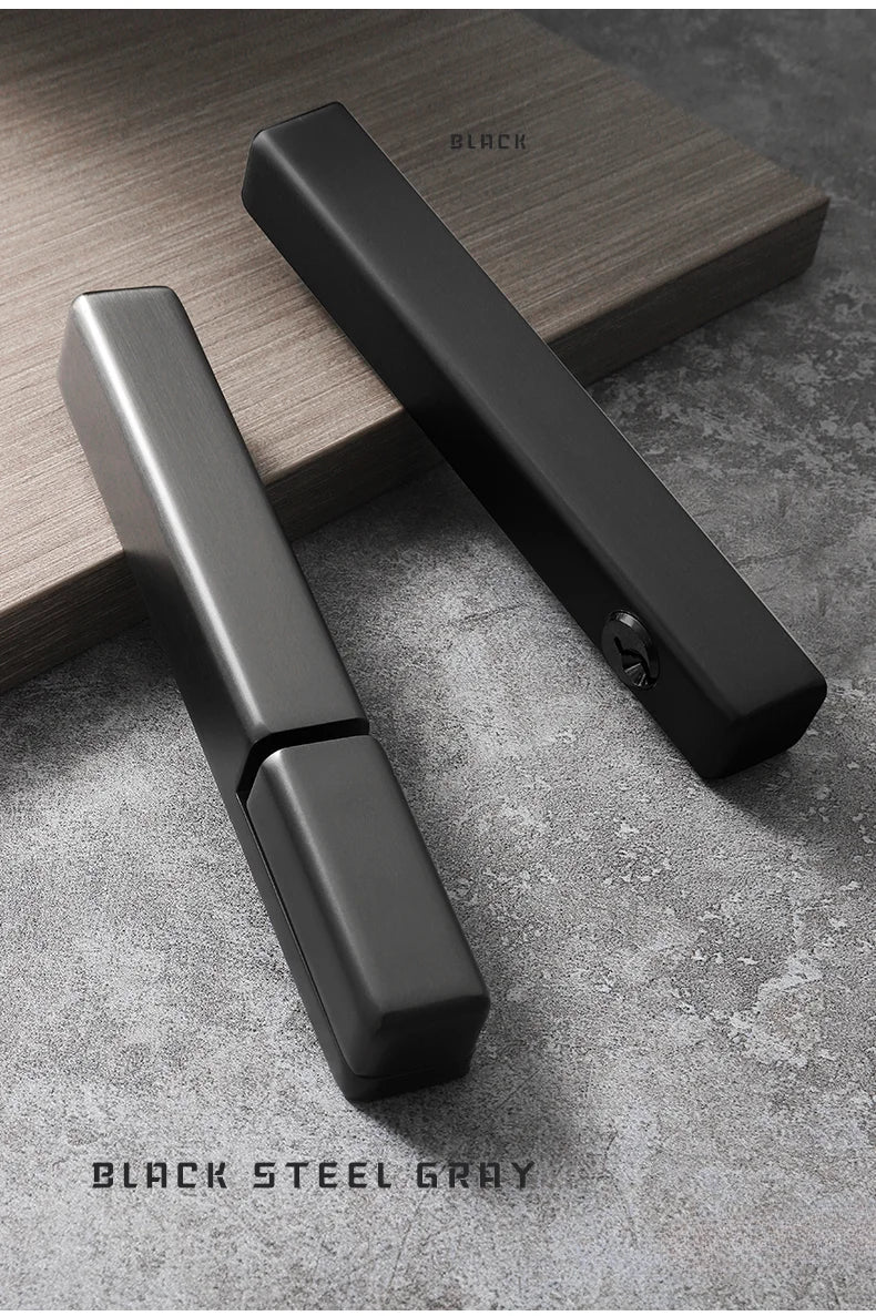 New Family Safety Sliding Door Lock Modern Simple Solid Wood Door Lock Hook Lock Toilet Black Sliding Door Lock Furniture Lock