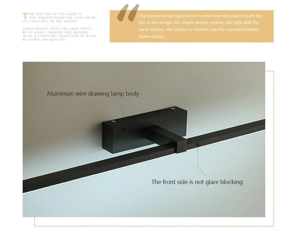 Modern LED Bathroom Mirror Lights - Save 20% | BYDHI