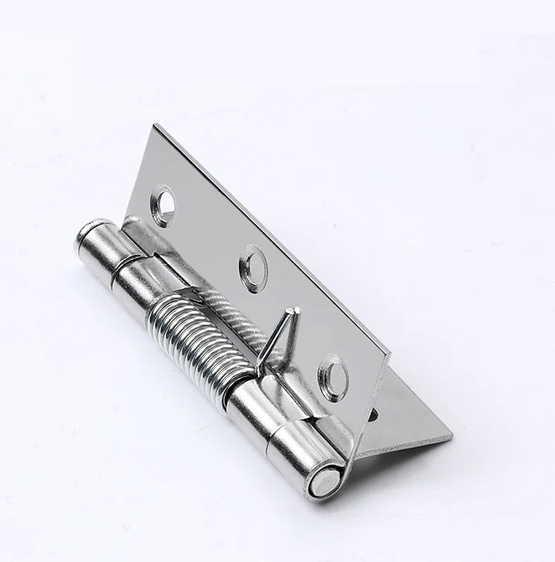 Door Hinges Cross Hinge Automatic Rebound Cabinet Cupboard Window Cabinet Jewelry Box with Spring Furniture Repair Hardware