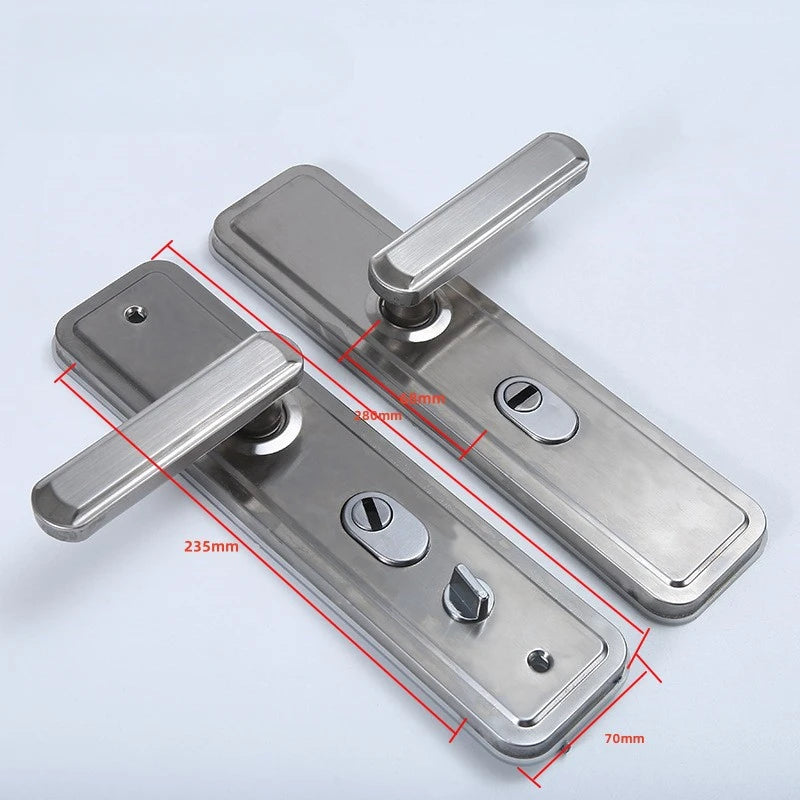 68 mm Double‑Side Anti‑Theft Door Lever – Dual‑Spring, Anti‑Pry, Universal Fit Handle