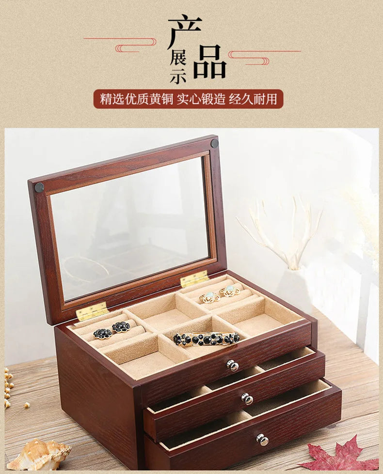 10 Pcs/Bag Brushed & Sealed Brass Hinges Jewelry Box Door Kitchen Cabinet Door Copper Hinges Small Box Exquisite Hinges