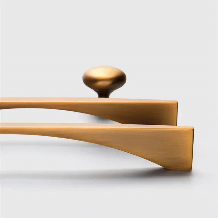 Nordic Classic Drawer Handle Antique Bronze Golden Handle Wine Cabinet Closet Door Handle Furniture Hardware Zinc Alloy