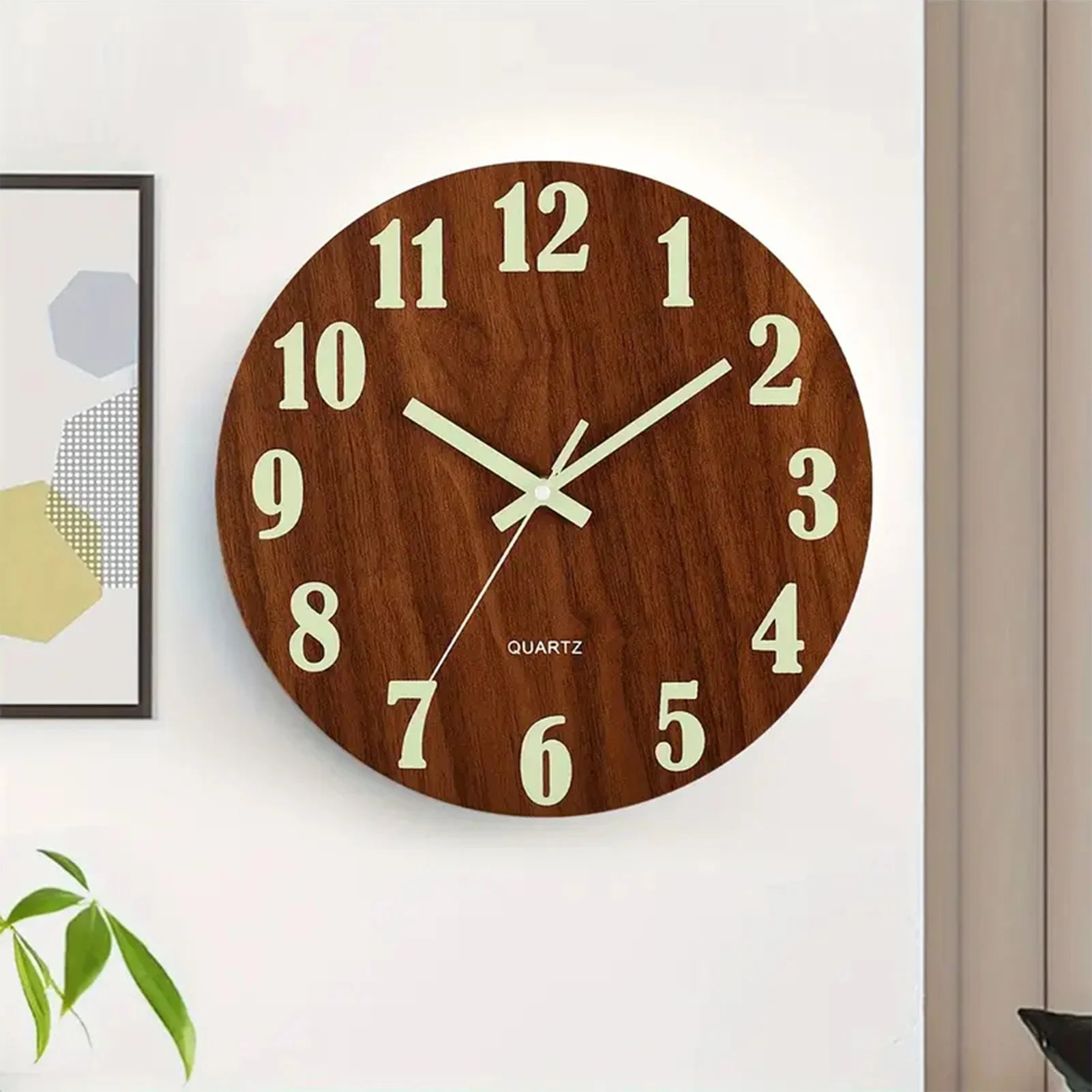 Buy Silent Luminous Wall Clock for Home - Only $35!