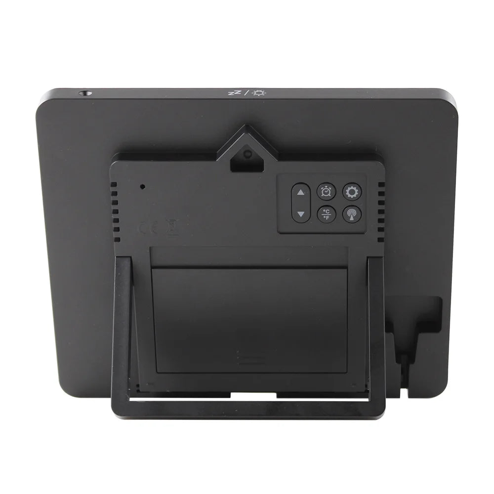 Wireless Weather Station with Colorful Display, Wall Digital Clock, Dual Alarm Clock, Barometer, Thermometer, Hygrometer