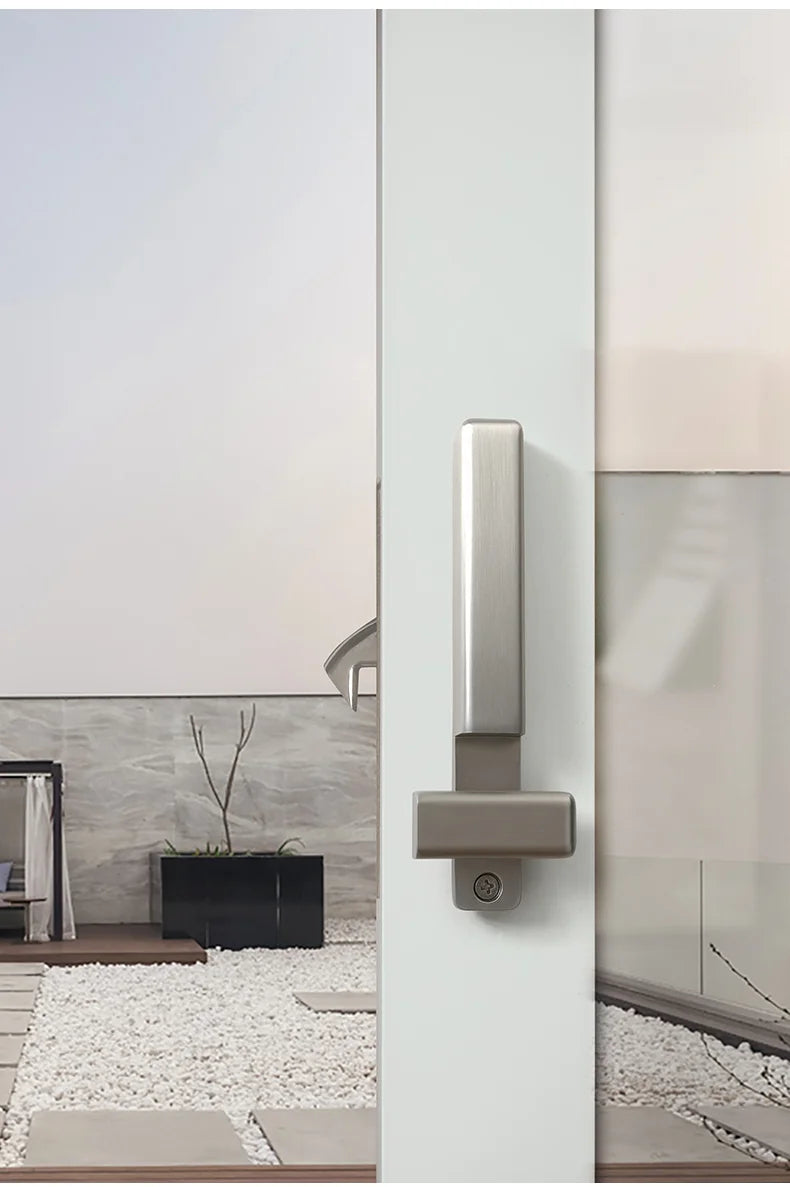New Family Safety Sliding Door Lock Modern Simple Solid Wood Door Lock Hook Lock Toilet Black Sliding Door Lock Furniture Lock