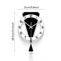 Buy Luxury Swinging Wall Clock for $53 | Silent & Elegant