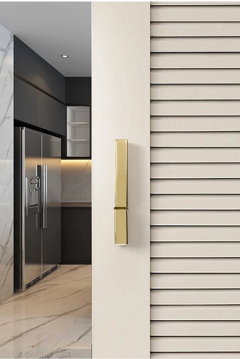 New Family Safety Sliding Door Lock Modern Simple Solid Wood Door Lock Hook Lock Toilet Black Sliding Door Lock Furniture Lock