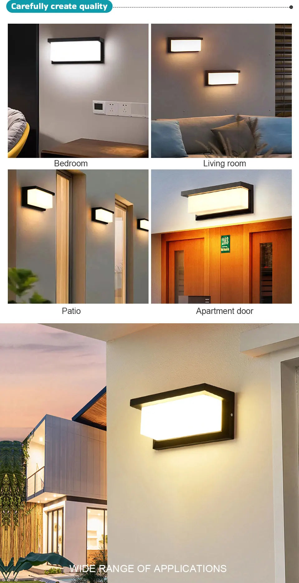 LED Wall Light With Motion Sensor AC85-265V Exterior Anthracite Porch Balcony Garden Courtyard Lamp Retro For Porche Stair