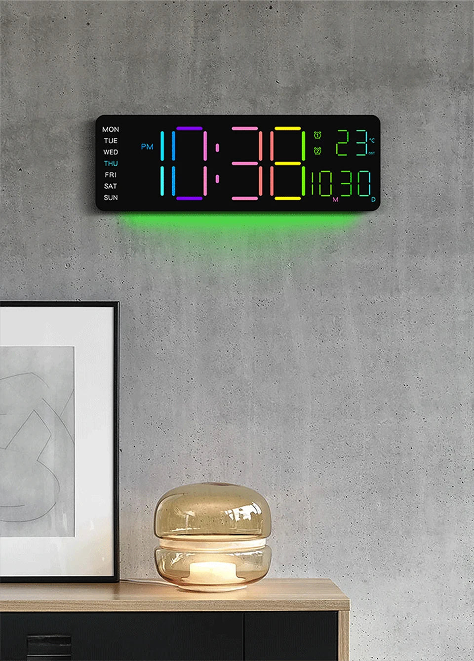 Best 13" LED Digital Alarm Clock for $81 | Free Shipping