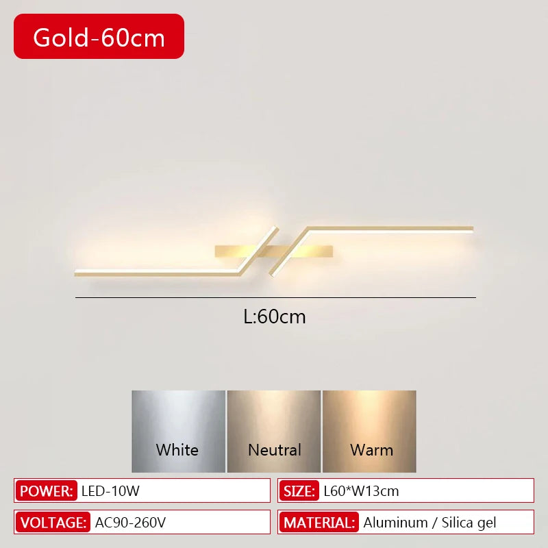 Buy Modern LED Wall Lamp for $44.1 – Top-Quality Minimalist Lighting
