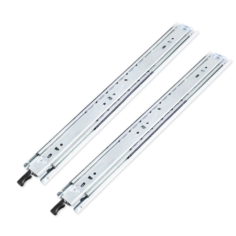 YOUTHUA 51mm Heavy Duty 68kg Drawer Slide Rail Runners Full Extension Industrial Drawer Slides Sliding Door Hardware Furniture