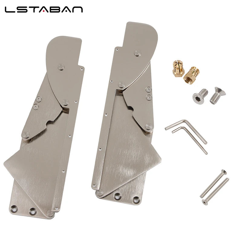 Downward Flipping Cabinet Door Support 80kg Stainless Steel Bracket Desk Flip Table Top Connection Pull-Down Hinge