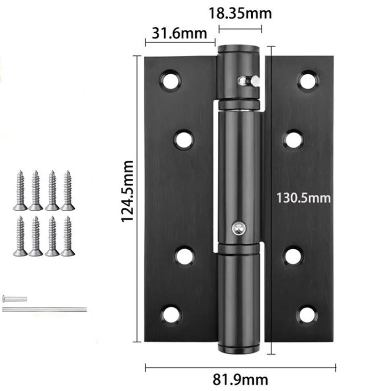 Stainless Steel Door Hinges Connector Furniture Drawer Cabinet Fitting Hinge Wooden Box Doors Flat Hinge Hardware Accessories