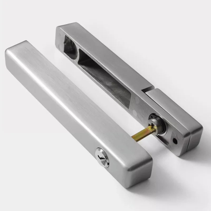 New Family Safety Sliding Door Lock Modern Simple Solid Wood Door Lock Hook Lock Toilet Black Sliding Door Lock Furniture Lock