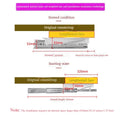 Heavy Pull Out Pop Up Slide Rail Supporting Bracket Furniture Table Top Conceal Folding Leaf Extension Slide Rail