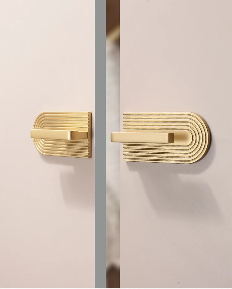 Golden Cupboard Door Handle Modern Minimalist Wardrobe Door Knob Drawer Knobs Shoe Cabinet Handle Furniture Handle