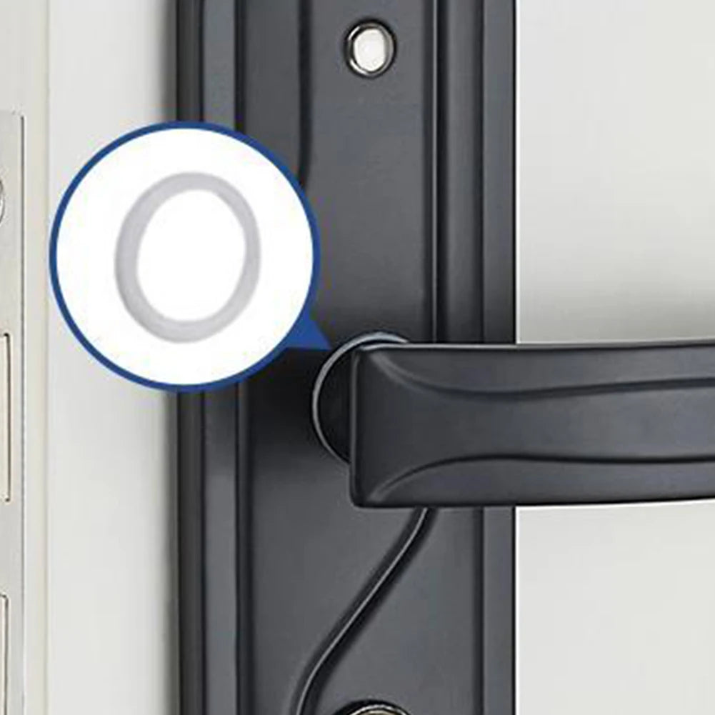 Elegant Appearance For Bedrooms Door Handle Lock Black Door Knob Easy To Install Effortless Locking High-Quality Material
