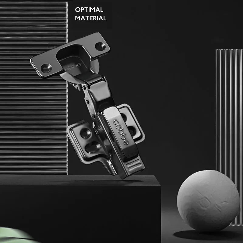 1pc Cold Rolling Steel Furniture Hinge Black-Grey Door Hydraulic Hinges Damper Buffer Soft Close For Cabinet Hardware