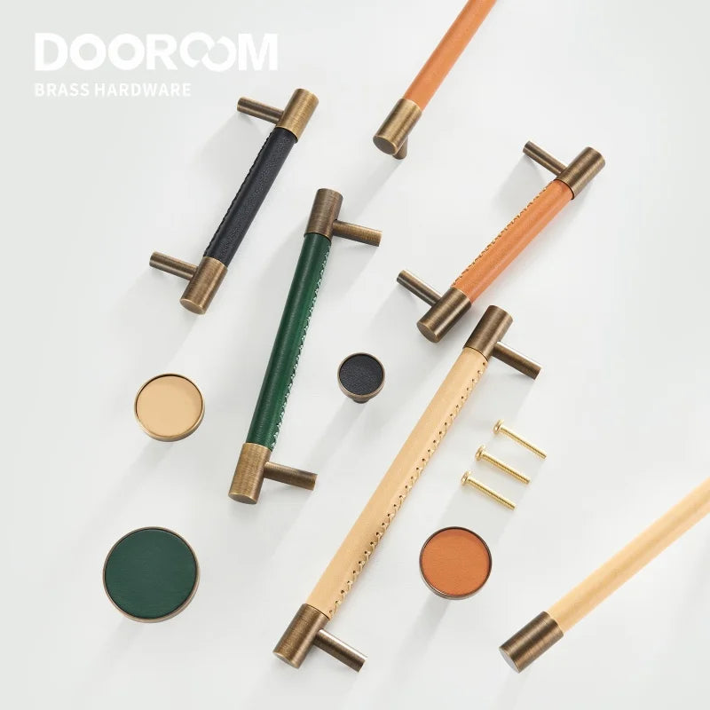 Premium Brass & Leather Handles | Save 20% Today Only