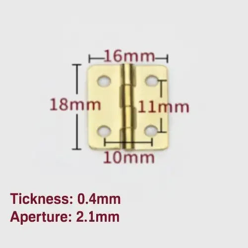 gold hinge dimensions