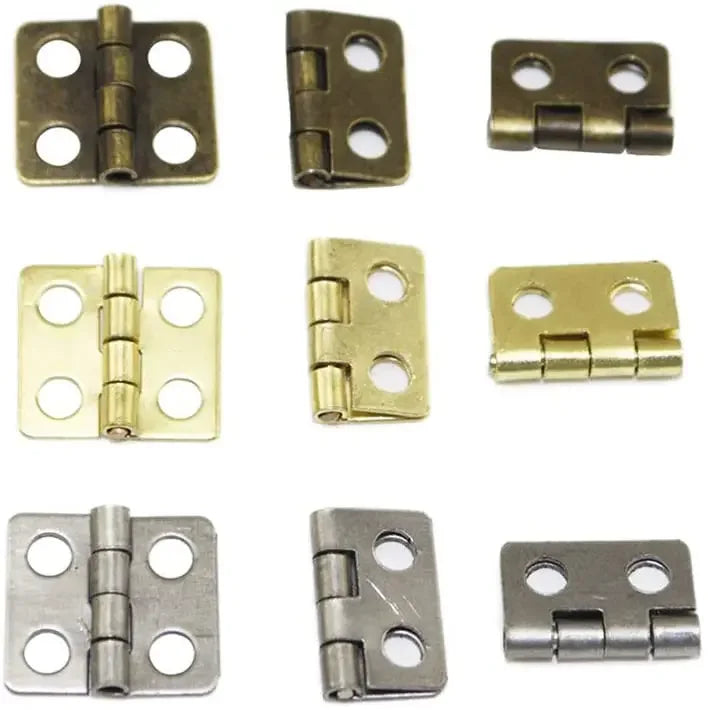 gold silver bronze hinges